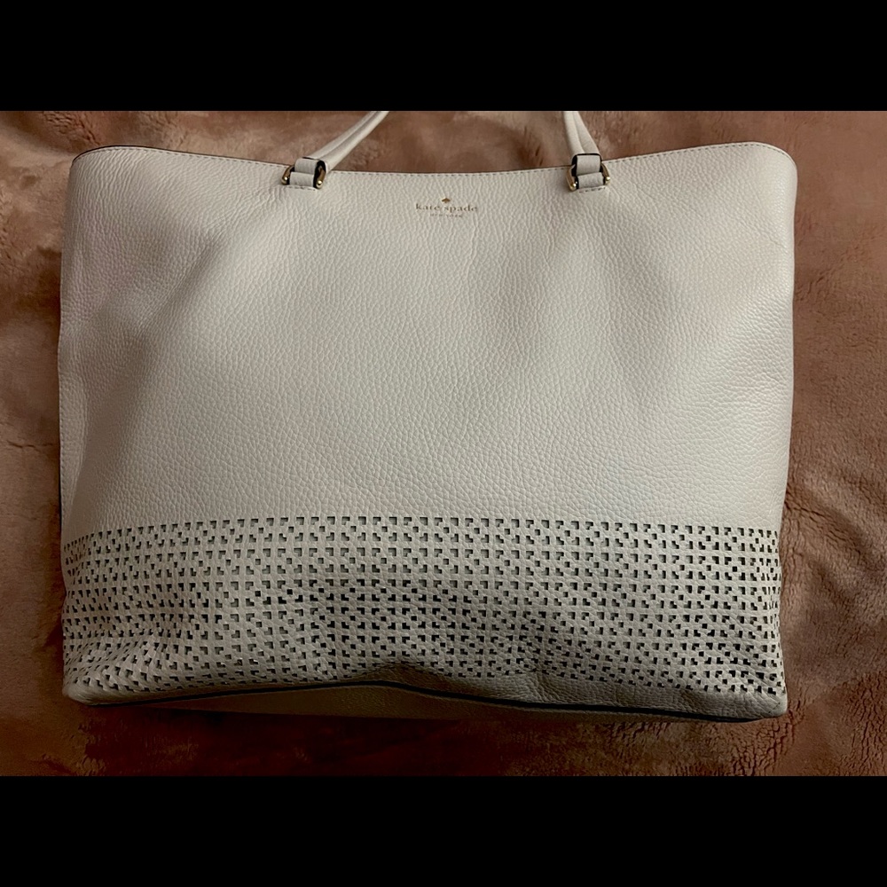 Kate Spade Large White Tote